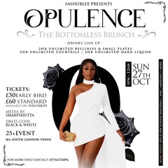 SASHURLEE PRESENTS: OPULENCE BRUNCH [PROMO MIX}