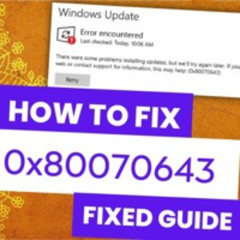 How To Fix Windows Update error 0x80070643(kb5034441).MP3