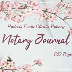 [Access] EPUB ☑️ Notary Journal: One Entry Per Page, Protects Every Client's Privacy,