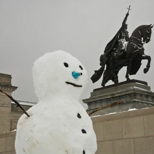 Snowman On Guard
