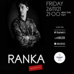 RANKA (Live) on Ibiza Stardust Radio on 26.11.2021 - St. Tropez Edition