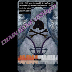 #132 | FREE .wav download | Hip Hop Trap Instrumental | CHAIN GANG | 165bpm | G# (melodic) minor