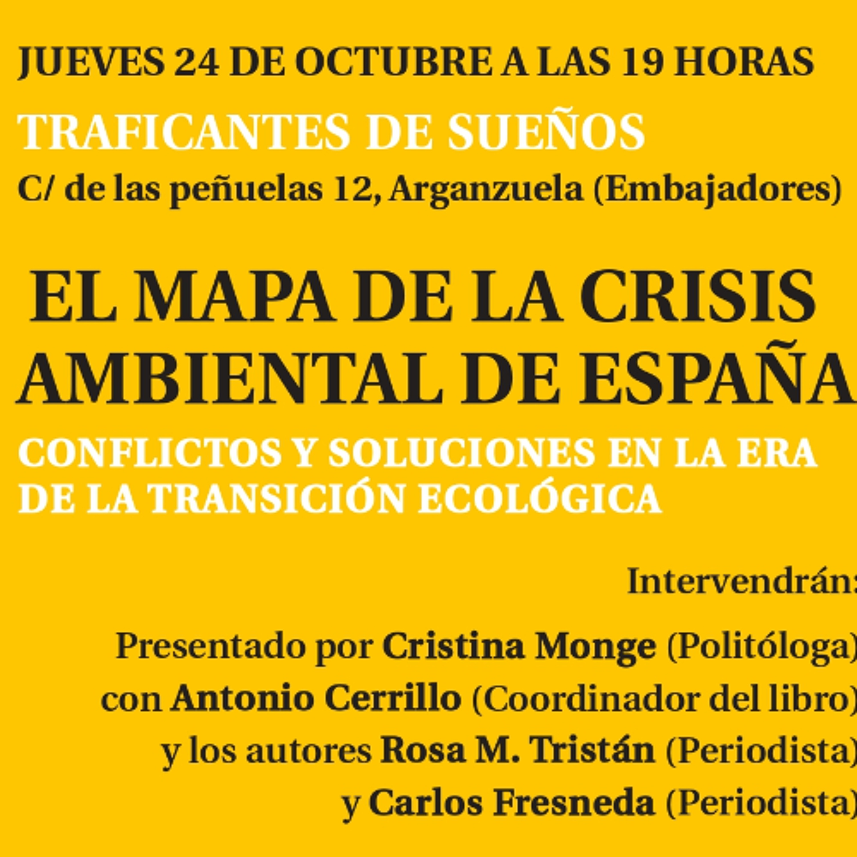 Presentación del libro "El mapa de la crisis ambiental en España". episode artwork