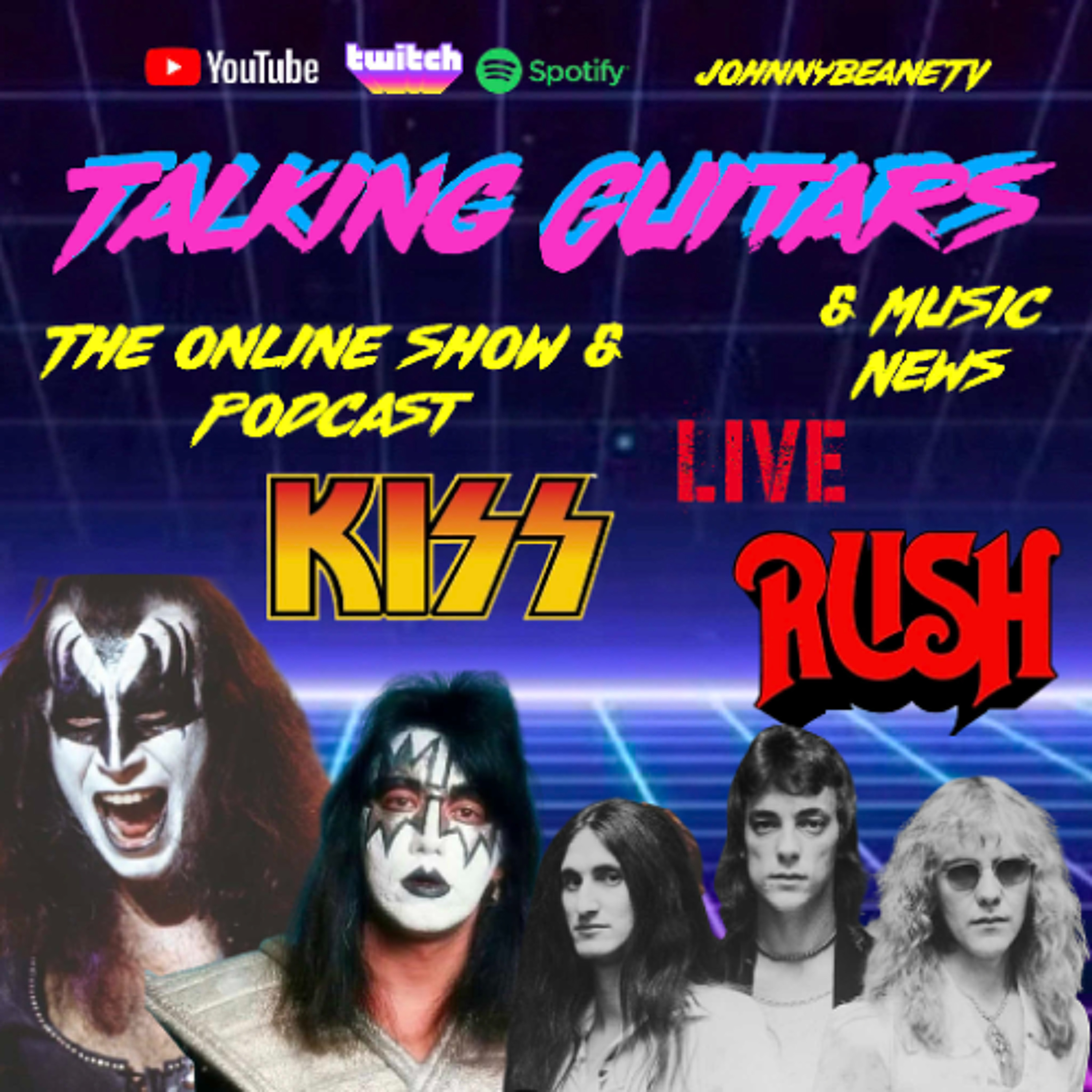 🎸 Talking Guitars: Gene Simmons Crash, Ace Tour Off, Rush Adds Dates & Workbench Mods! 10/8/25 episode artwork