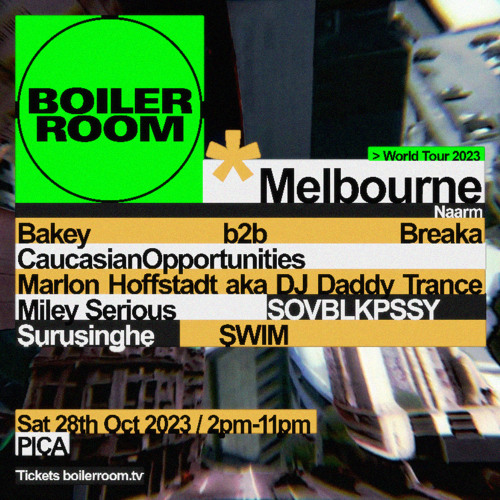 Caucasian Opportunities | Boiler Room: Melbourne