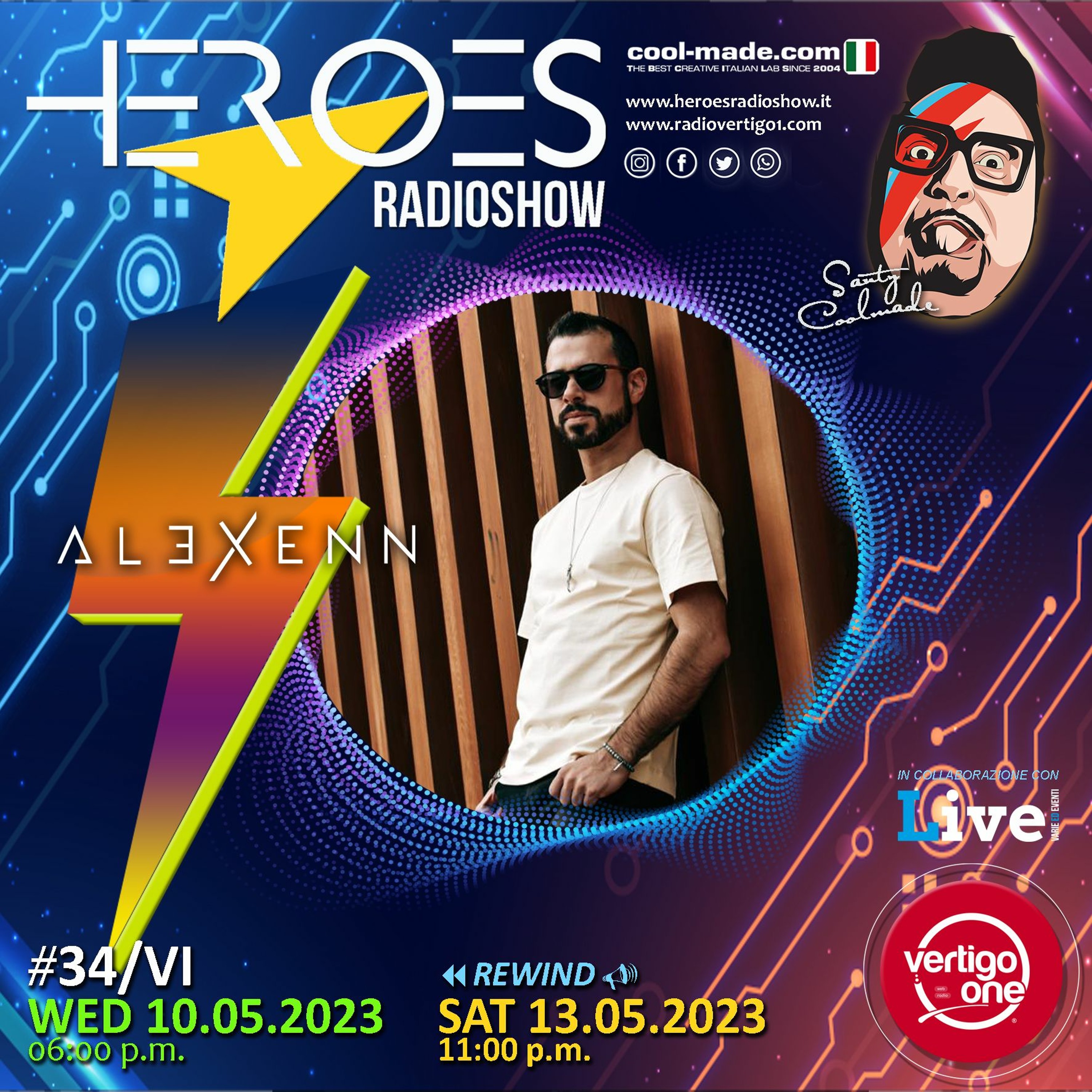 34/2022-23> HEROES RadioShow - Special Guest ALEXENN episode artwork