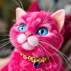 Pink Electric Cat