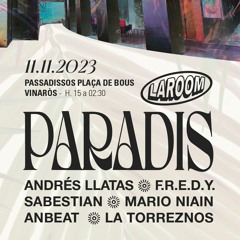 Sabestian Dj Set | La Room PARADIS | 11.11.23