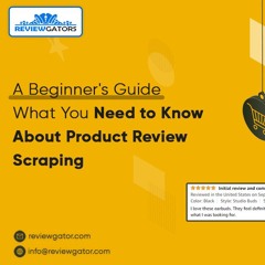 A Beginner's Guide What You Need To Know About Product Review Scraping