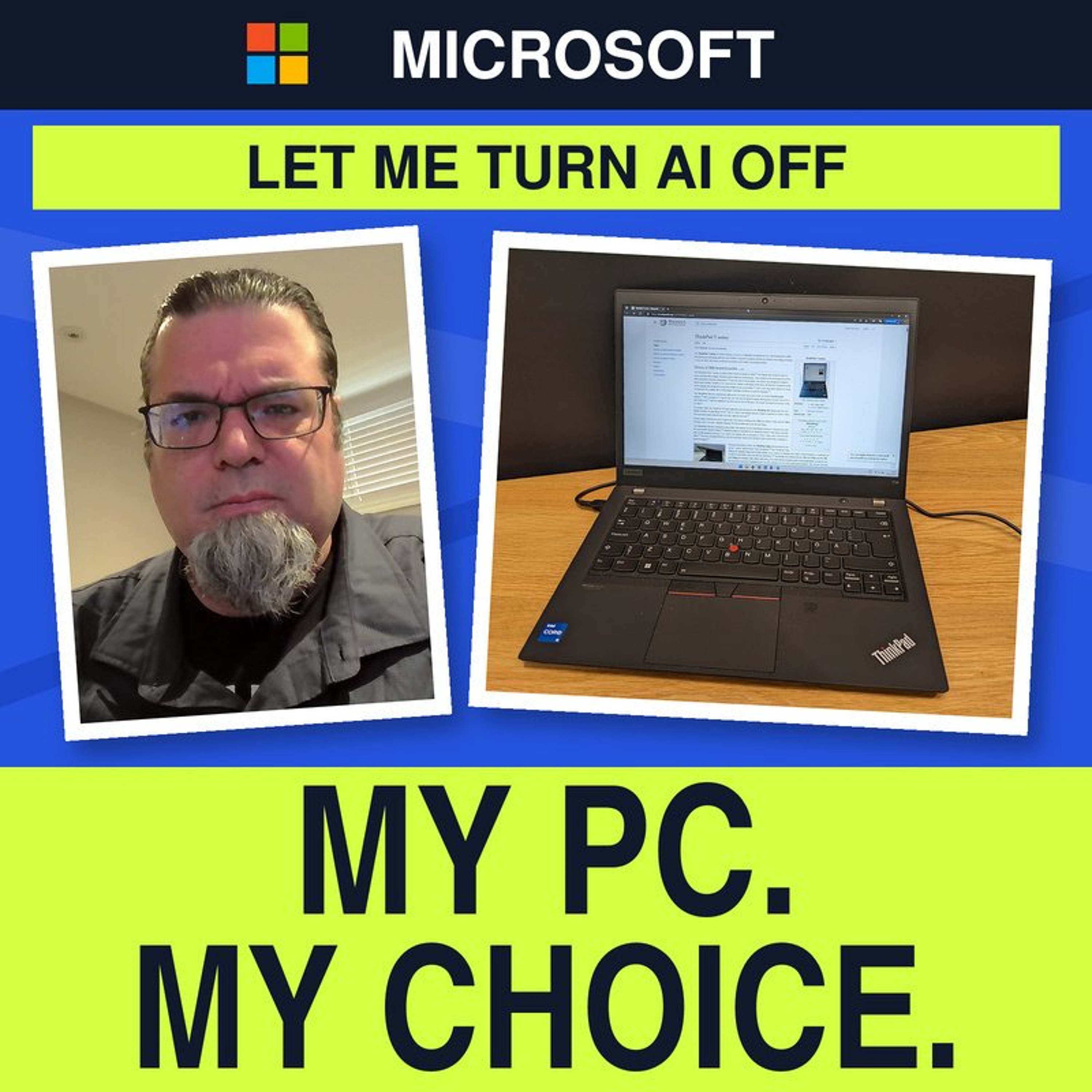 Microsoft, Give Us an AI Off Switch!