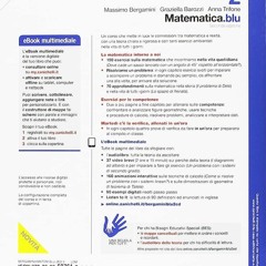 Download gratis del PDF di Matematica Blu 2.0 Volume 4: il libro di testo di matematica con indice