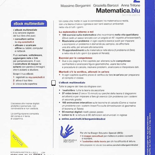 Stream Download gratis del PDF di Matematica Blu 2.0 Volume 4: il libro di  testo di matematica con indice from Mary