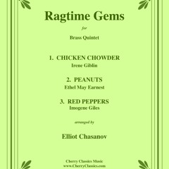 Various Ragtime Gems For Brass Quintet - 3835