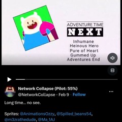 Network Collapse-Pilot 55%-Adventure Time|Cartoon Network|