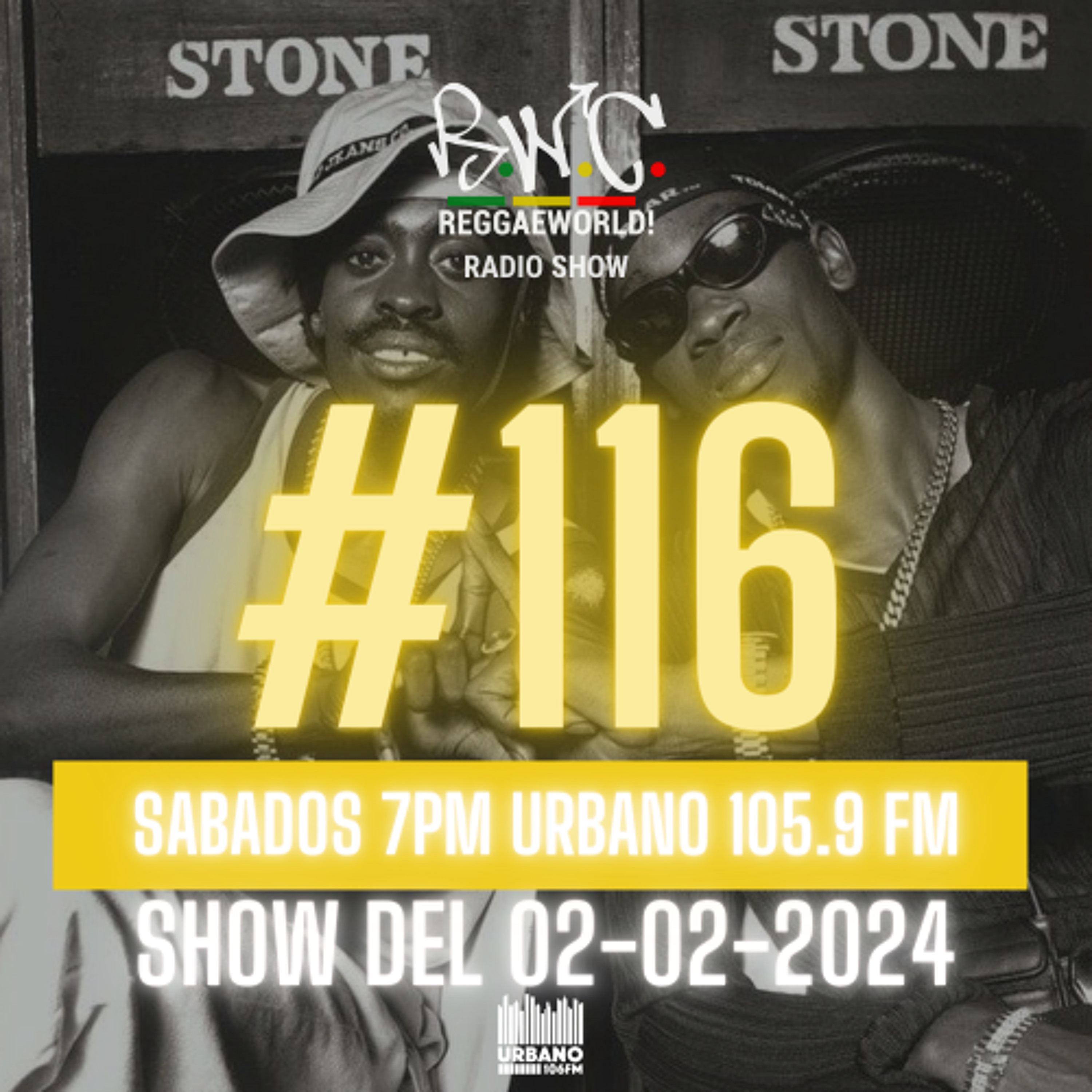 ReggaeWorld Radio Show #116 (90´s Bashment Party #1) By Pop (02-03-24) @ Urbano 105.9 FM episode artwork
