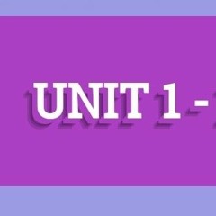 Unit 1 - Exercise 2