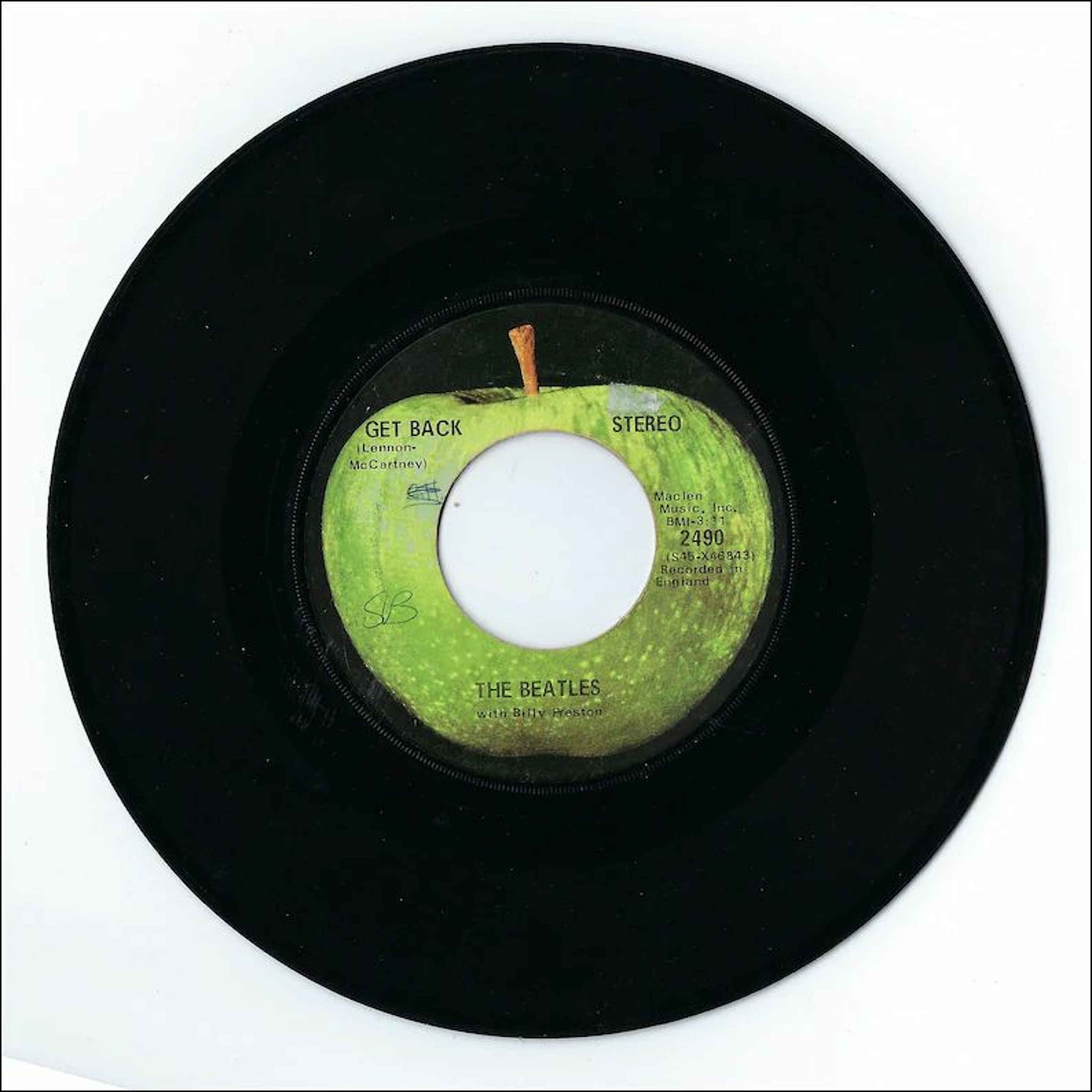 TOURNE DISQUE ≠18 Get Back John Lennon & The Beatles