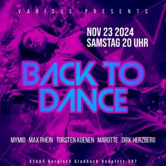 Dirk Herzberg @ Back to Dance @ Various - 23.11.24 Bergisch Gladbach