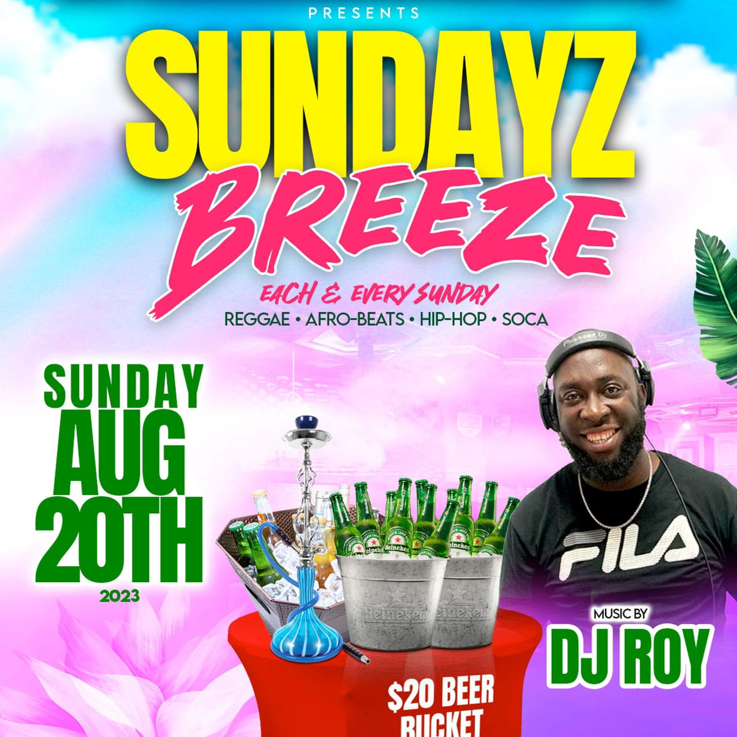 DJ ROY SUNDAY BREEZE 20.8.23 R&B, AFROBEAT LIVE AUDIO