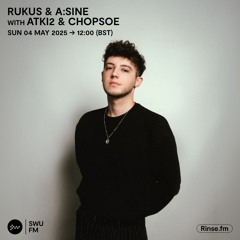 Chopsoe - Full Fat SWU.FM Rinse Guest Mix (May 4 2025)