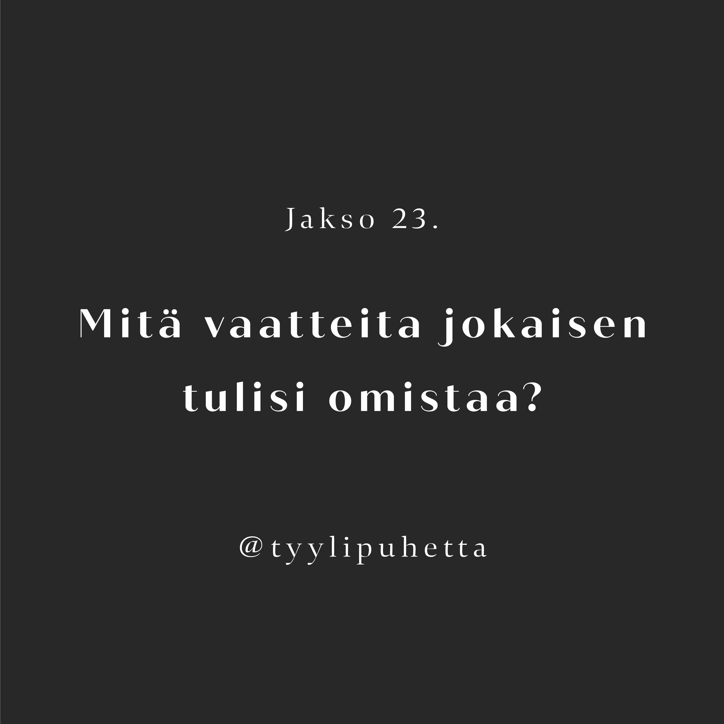 Tyylipuhetta Podcast