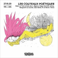 Les Couteaux Poétiques - Pédé w/ Toto El Toto aka L.Bigorra & Diego Vecchio