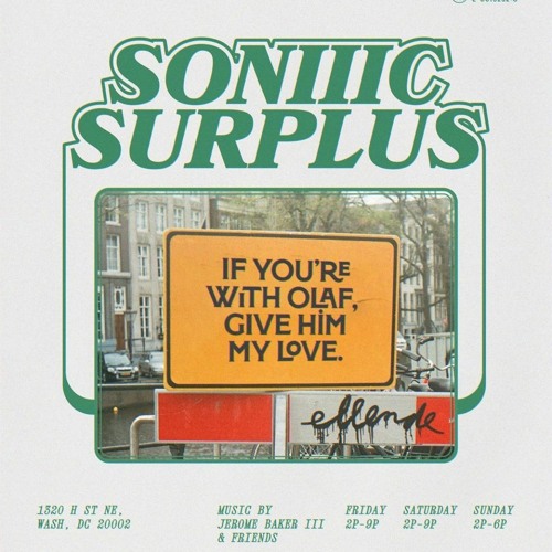 Live @ SONIIIC SURPLUS Part 1 (Sept 2022)