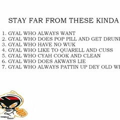 Trinidad Ghost - Stay Far From These Kinda Gyal[Dy Zess Riddim]Brandon Star Dy Zess Riddim