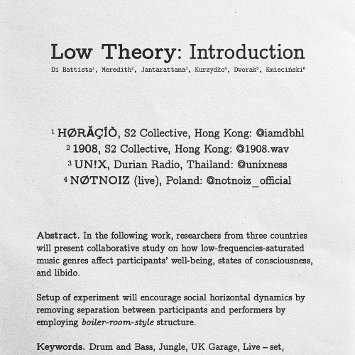 LowTheory: Introduction - promomix