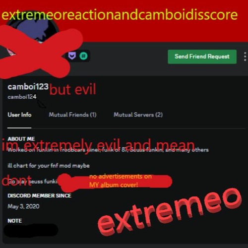extremeoreactionandcamboidisscore