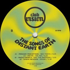 Various (Paolo Mosca, Primary Perception...) - The Songs Of Distant Earth (CV06)