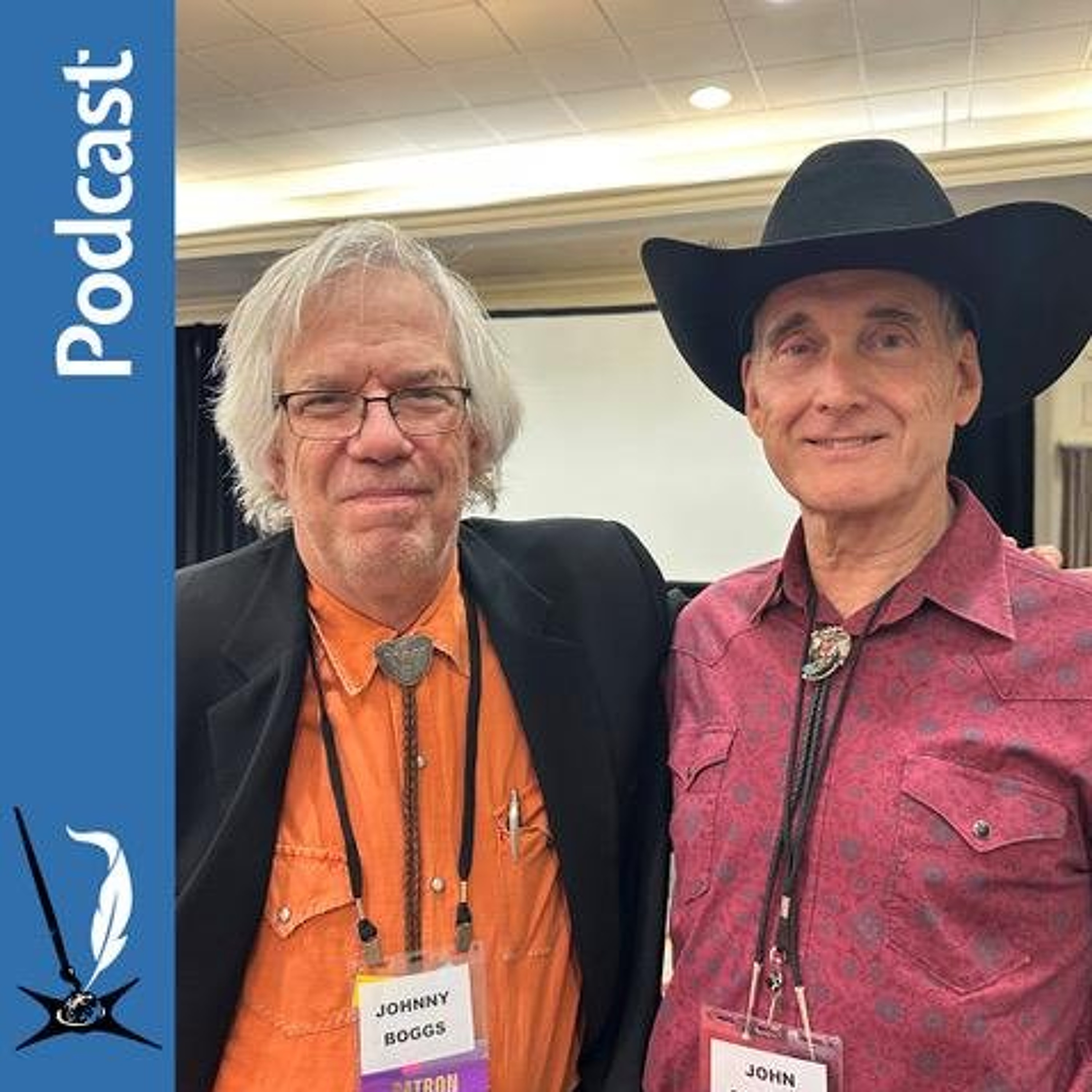 393. Johnny D. Boggs: Most Award-Winning Western Author Writers & Illustrators of the Future Podcast, Johnny D. Boggs, L. Ron Hubbard, John Goodwin episode artwork