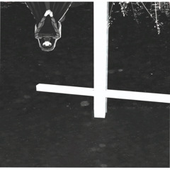 upside down cross w/ eyeless