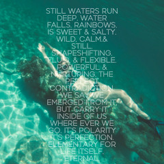 [still waters run deep]