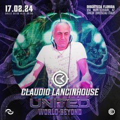 17/02/24 Claudio Lancinhouse at UNITED - World Beyond - sala THE HISTORY