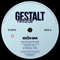 PREMIERE: Böhm - Earthly [Gestalt Records]