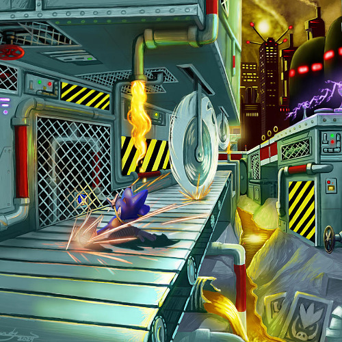 Stream Sonic The Hedgehog: 8 Bit - Scrap Brain Zone '91 Remix by S.A ...