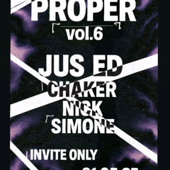 DJ JUS-ED LIVE AT PROPER private party.31.06.2025