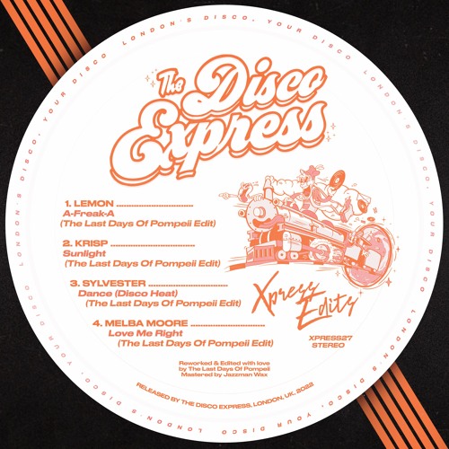 PREMIERE: Lemon - A-Freak-A (The Last Days Of Pompeii Edit)[The Disco Express]