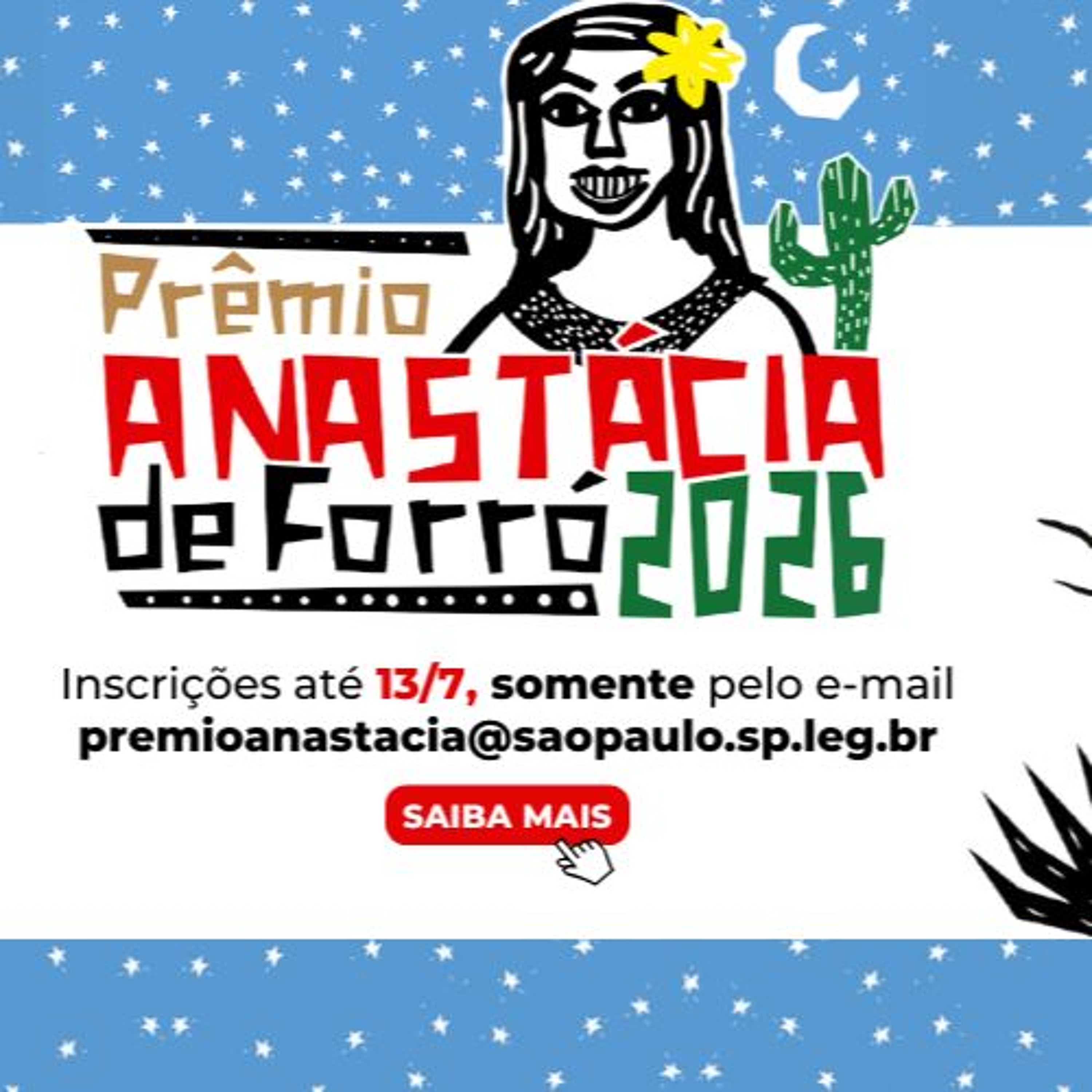09.07.2026 = INSCRIÇÕES PARA O PRÊMIO ANASTÁCIA DE FORRÓ TERMINAM NO PRÓXIMO DIA 13 episode artwork