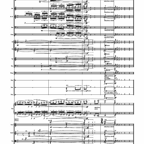 Piano Etude (7. Contrasts) VS Alternative World-Versions (V. Soliloque) for Piano & Orchestra