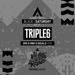 Triple6 Live: DRS & MBK & Equal2 | BLACK | Saturday | Defqon.1 2025