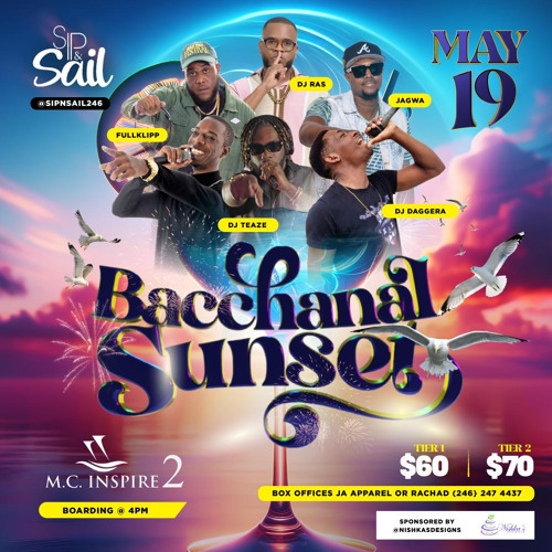 SIP & SAIL BACCHANAL SUNSET