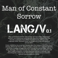 Man Of Constant Sorrow - DEMO [Soggy Bottom Boys Cover]