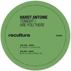 Hardt Antoine - Are You There (Original Mix)(RECU003) [Clip]