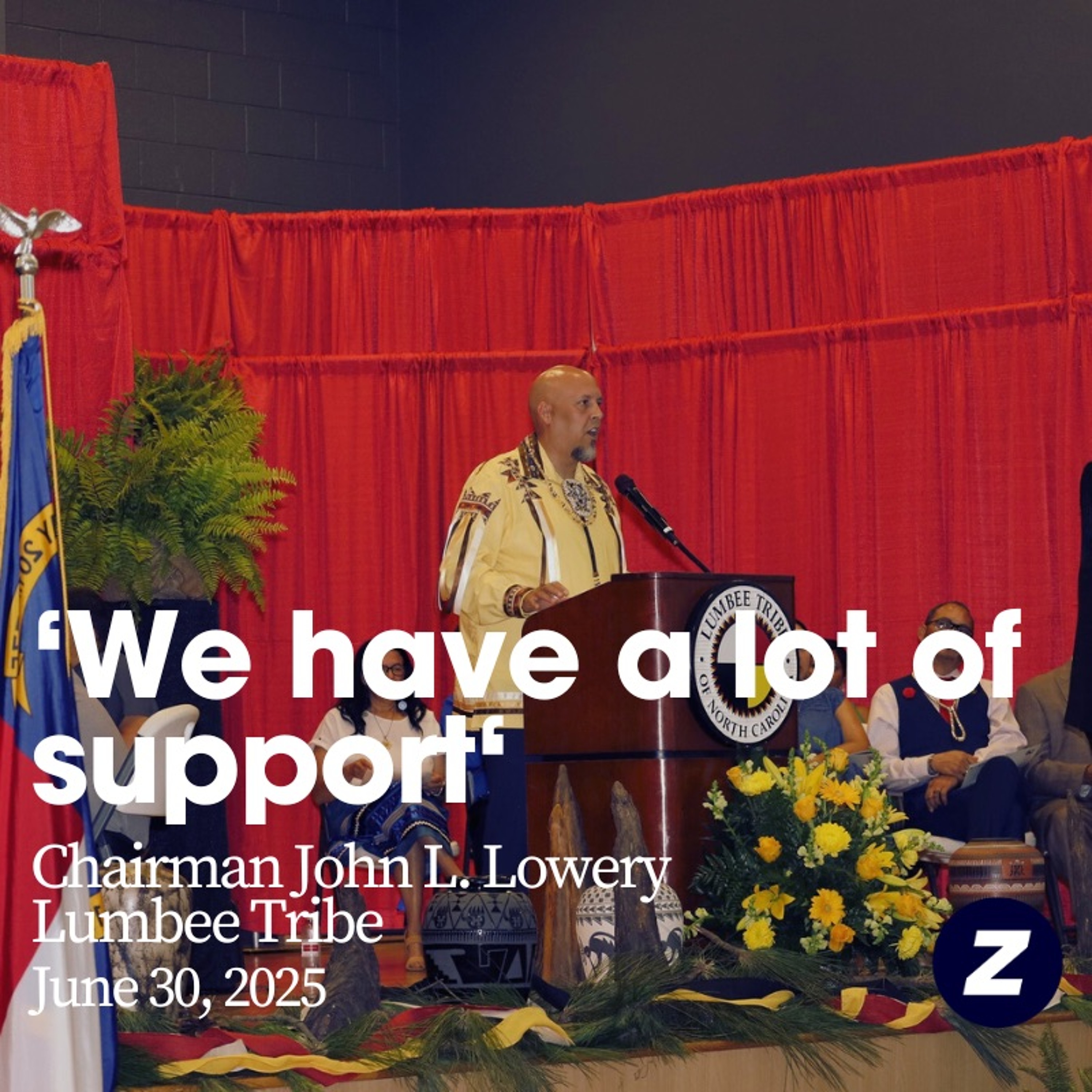 ' We have a lot of support throughout Indian Country' episode artwork
