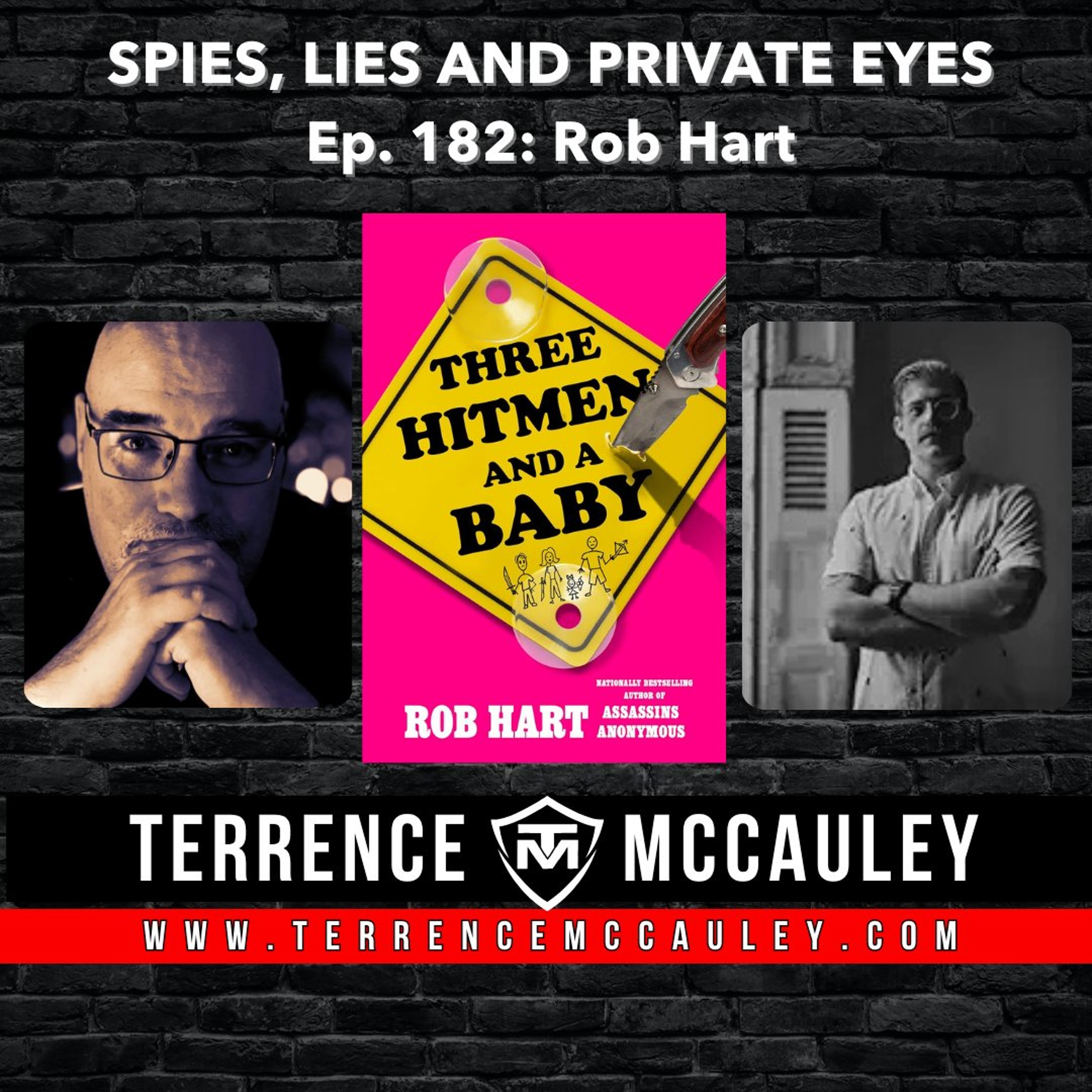 Rob Hart: THREE HITMEN AND A BABY, the new installment in the ASSASSINS ANONYMOUS series episode artwork