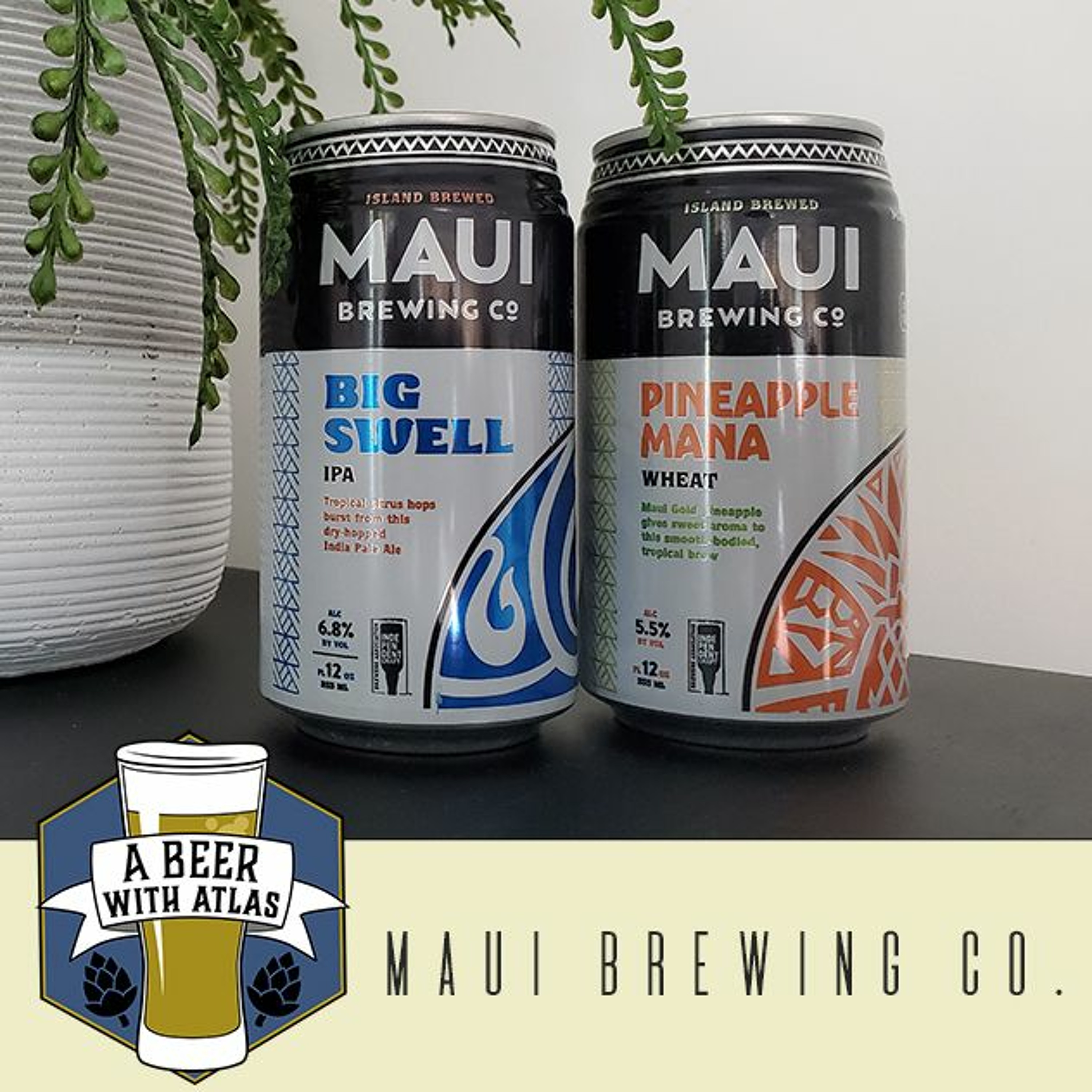 Maui Brewing Co with Travel Nurse Recruiter Justin Pietig - Beer With Atlas 105