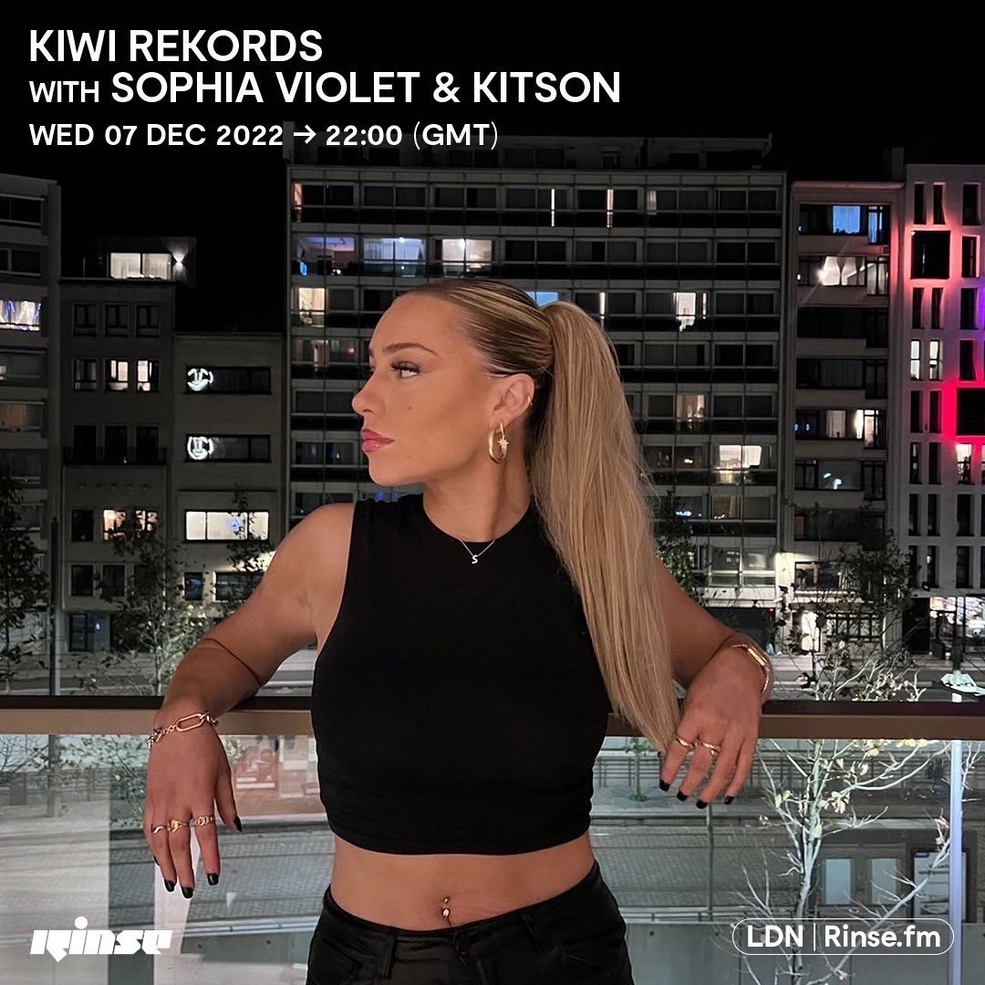 Stream Kiwi Rekords Rinse FM Guest Mix by Sophia Violet Listen online