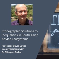 Professor David Lewis in Conversation with Dr Nilanjan Sarkar